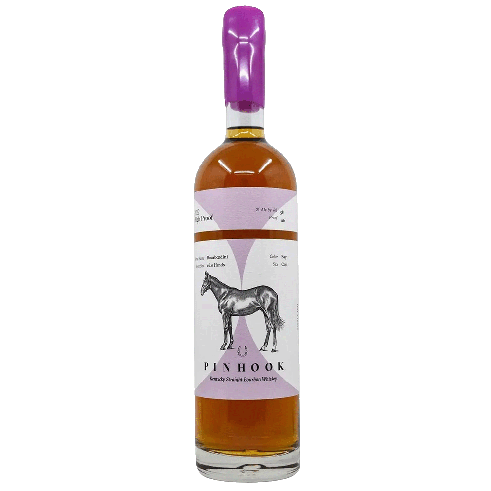 Pinhook 2022 High Proof Bourbon Magenta Wax