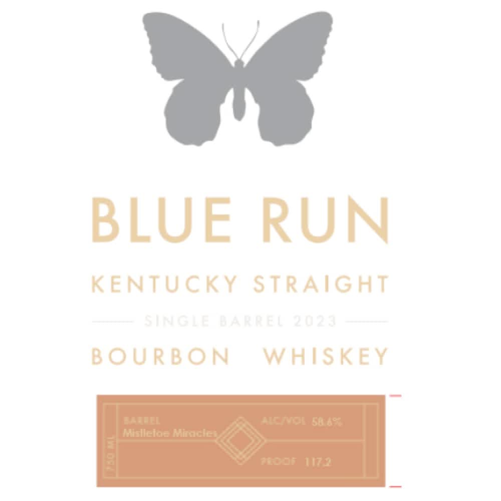 Blue Run ‘Mistletoe Miracles’ Single Barrel Bourbon Whiskey 2023