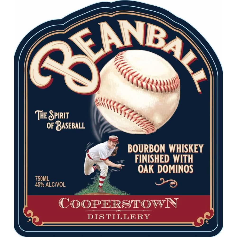 Cooperstown Beanball Bourbon Finished with Oak Dominos Whiskey