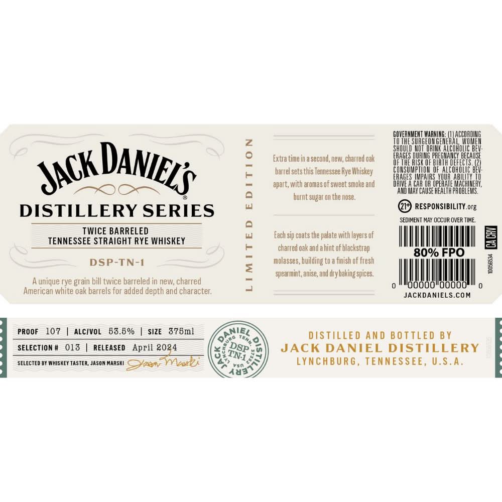 Jack Daniel’s Distillery Series No. 13 375ML