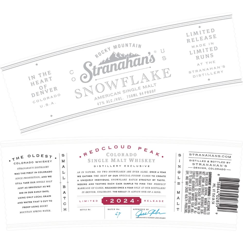 Stranahan's Snowflake 2024 Release