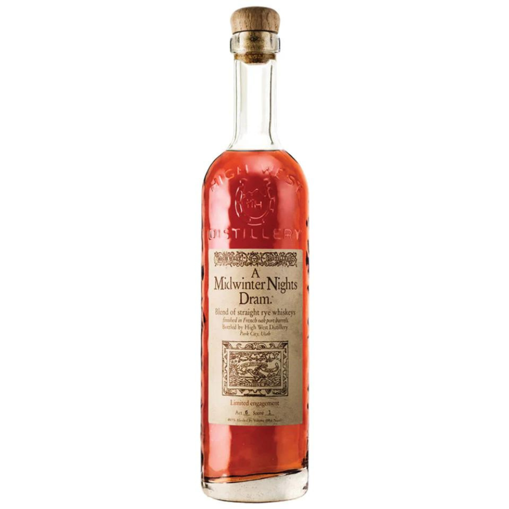 High West A Midwinter's Night Dram Whiskey Limited Release (Act 10, Scene 3) LIMITED EN GAGMENT Whiskey