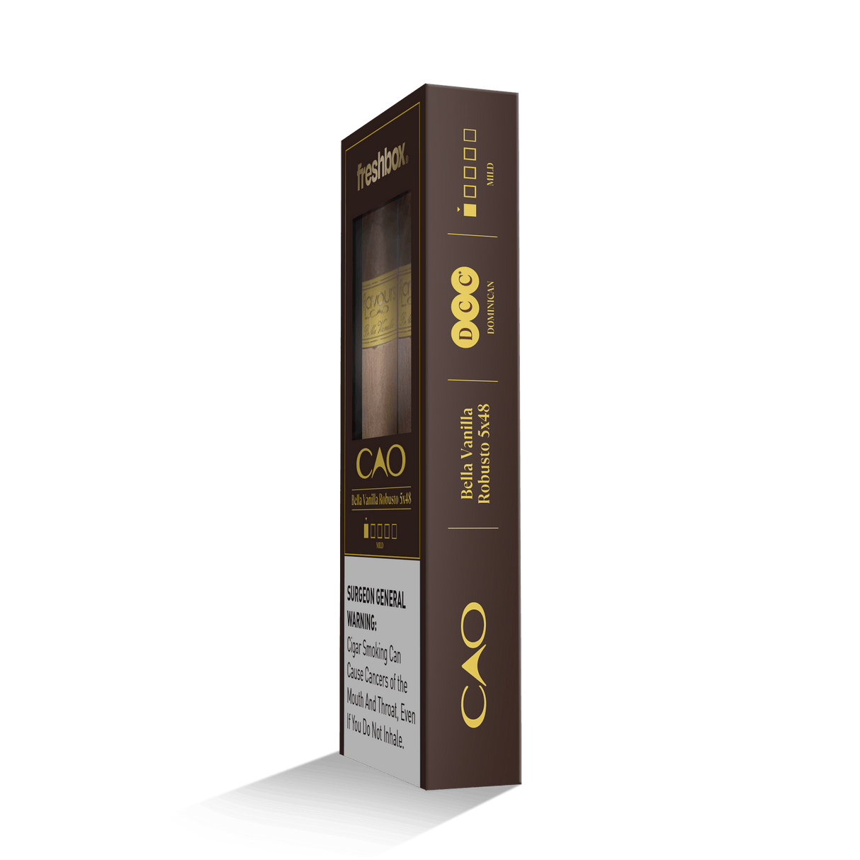 CAO Bella Vanilla Robusto 5x48 FreshBox | Cigar 3-Pack