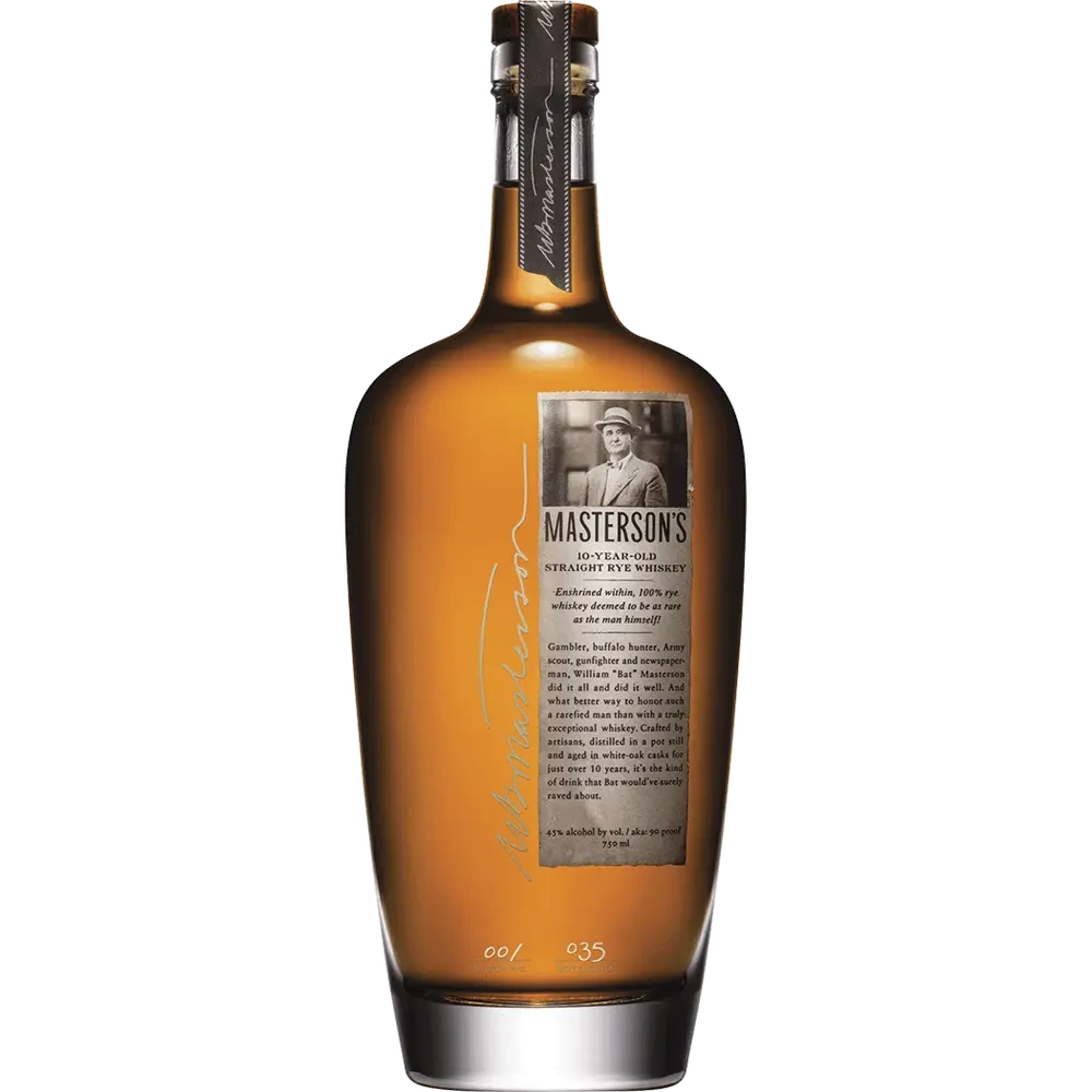 Masterson's Canadian Straight Rye Whiskey 10 Yr 90