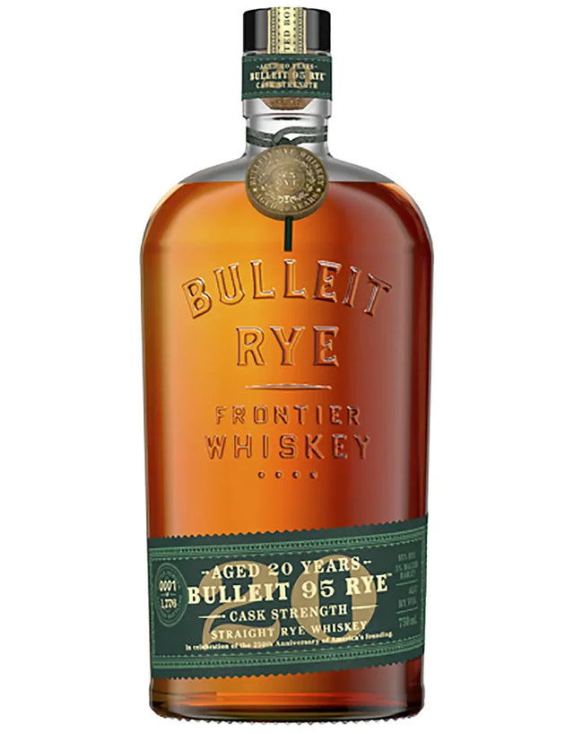Bulleit 20 Year Old Cask Strength Rye Whiskey