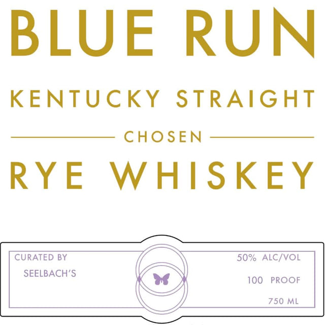 Blue Run Chosen Kentucky Straight Rye Whiskey