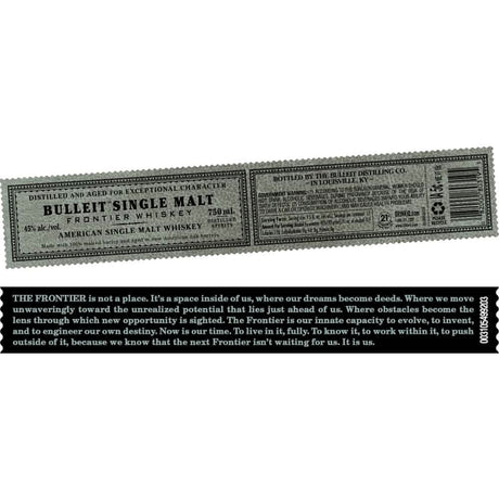 Bulleit American Single Malt Whiskey