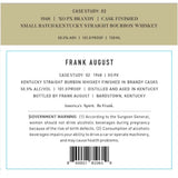 Frank August Bourbon Case Study: 02 Whiskey