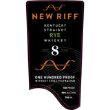 New Riff 8 Year Kentucky Straight Rye Whiskey