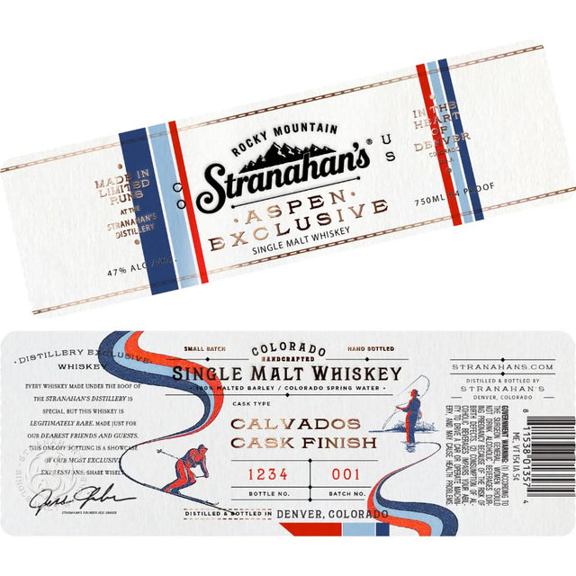 Stranahan's Aspen Exclusive Single Malt Whiskey