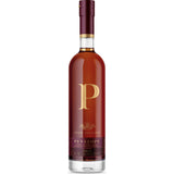 Bottle of Pexelope whiskey on a white background