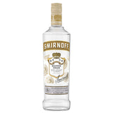 Smirnoff Whipped Cream vodka bottle on a white background