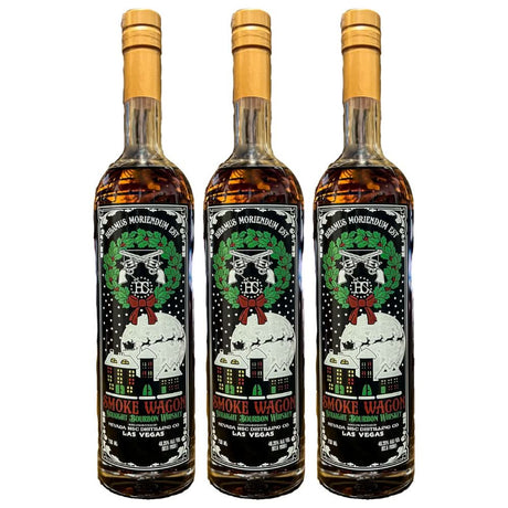 Smoke Wagon Christmas Limited Edition Straight Bourbon Whiskey 2023