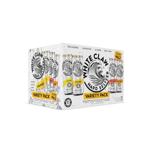 White Claw Hard Seltzer Variety Pack Flavor Collection No. 2 (12Pack Cans)