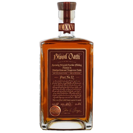 Blood Oath Pact No. 12 Kentucky Straight Bourbon Whiskey