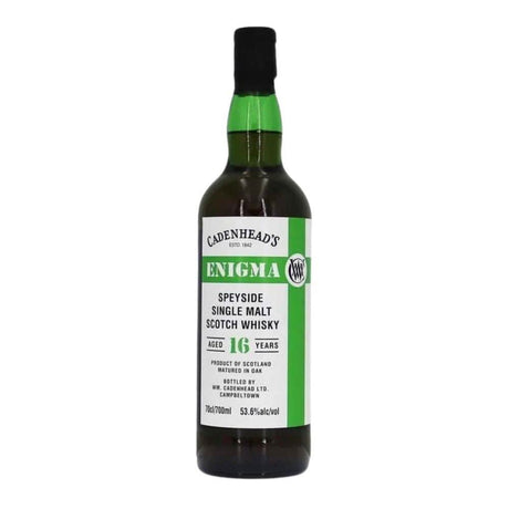 WM Cadenhead Enigma 16 Year Speyside Single Malt Scotch Whisky