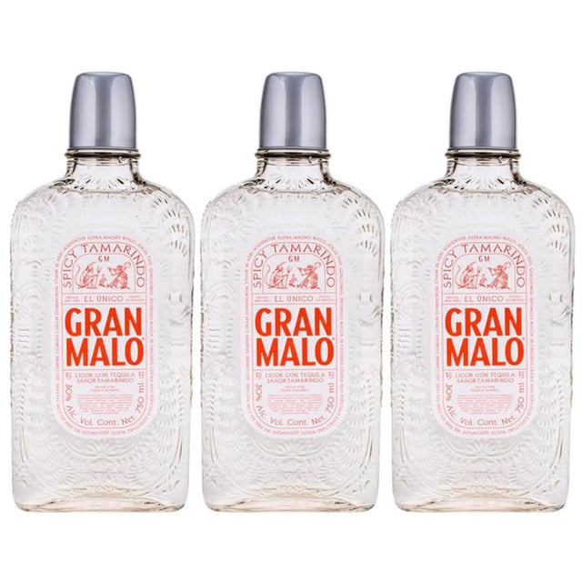 Gran Malo Spiry Tamarindo Blanco Tequila 3 Pack 
