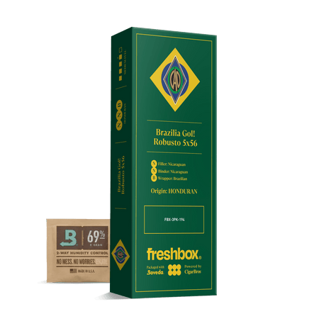 CAO Brazilia Gol! 5x56 FreshBox | Cigar 3-Pack