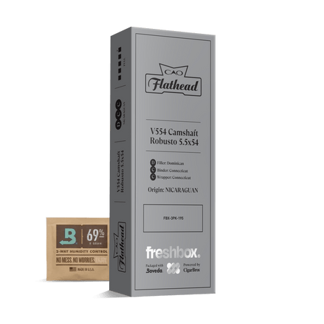 CAO Flathead Camshaft V554 5.5x54 FreshBox | Cigar 3-Pack