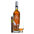 Eagle Rare 10 Year Bourbon Whiskey  With Glancairn Glass & Cigar