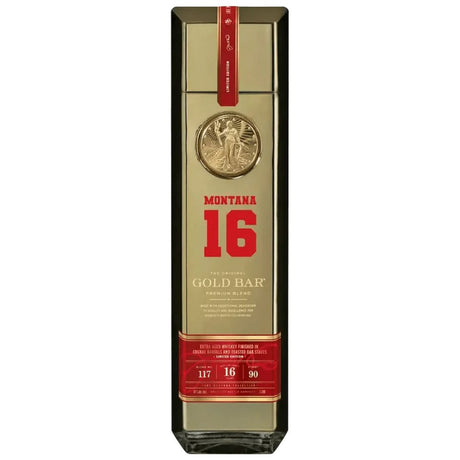 Gold Bar Blended American Whiskey 16 Year Joe Montana Edition