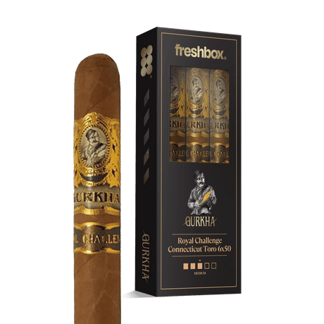 Gurkha Royal Challenge Connecticut Toro 6x50 FreshBox | 3-Pack