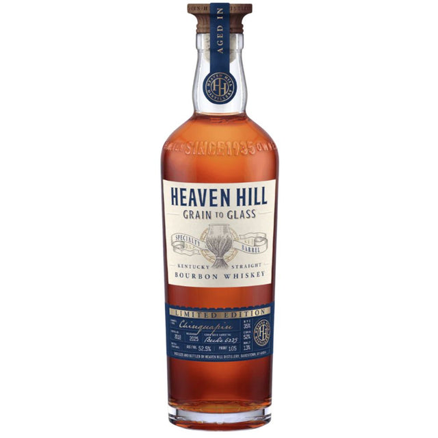Heaven Hill Grain To Glass Bourbon Chinquapin Barrel 2025 Limited Edition