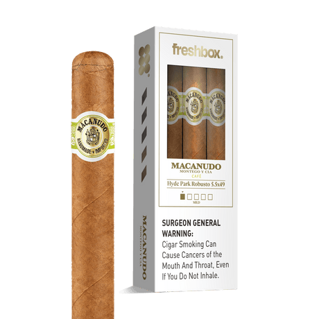 Macanudo Hyde Park 5.5x49 FreshBox | Cigar 3-Pack