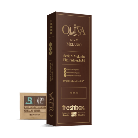 Oliva Serie V Melanio Figurado 6.5x54 FreshBox | 3-Pack
