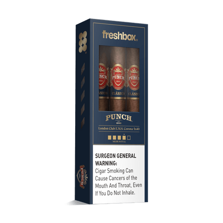 Punch London Club E.M.S. 5x40 FreshBox | Cigar 3-Pack