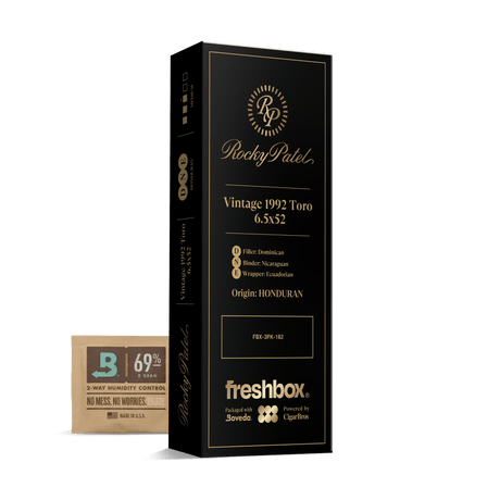 Rocky Patel Vintage 1992 Toro 6.5x52 FreshBox | 3-Pack